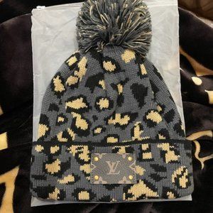 LV up cycled Winter hat